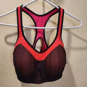 CHAMPION Red and Black Sports Bra Size XL
